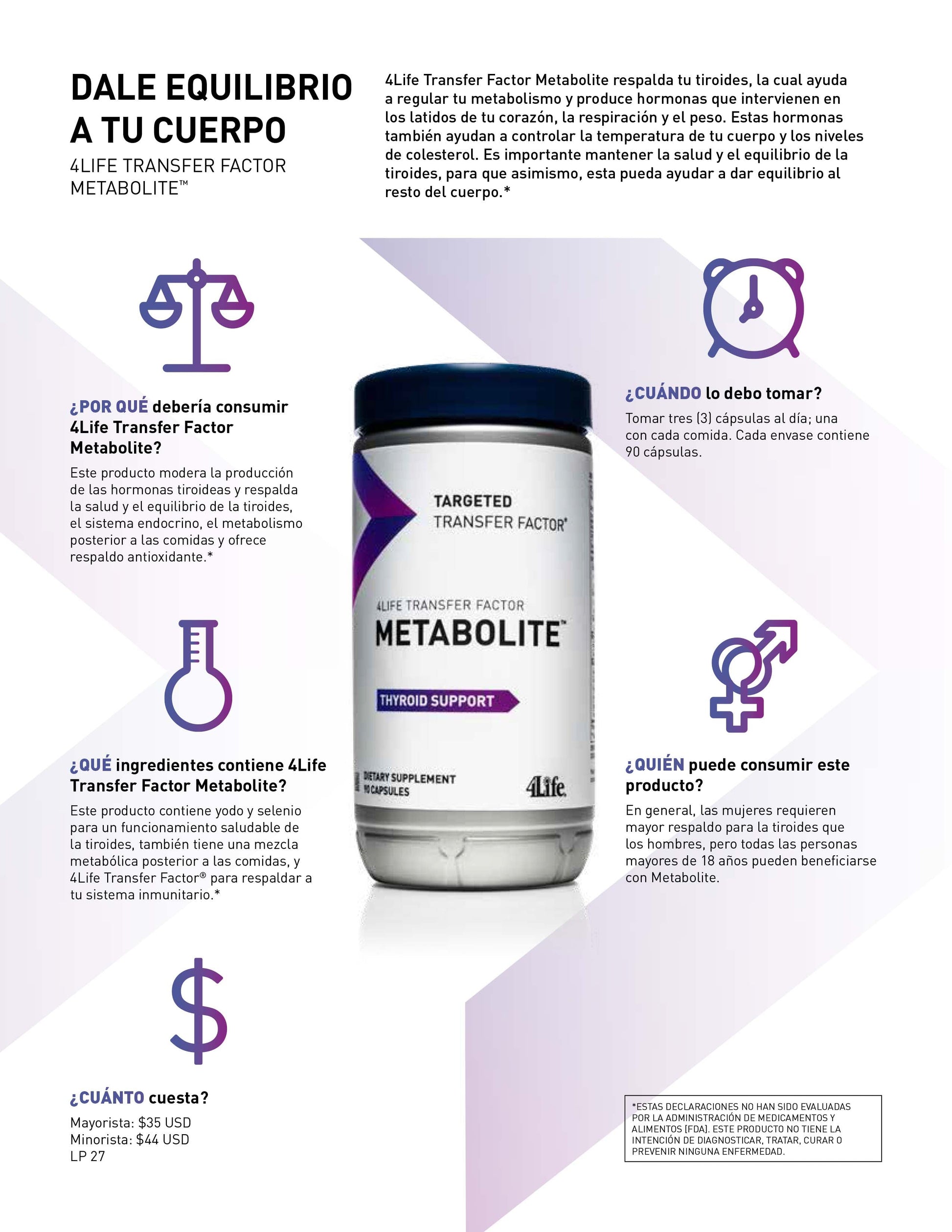 4Life Transfer Factor Metabolite - 4lifetransferfactors