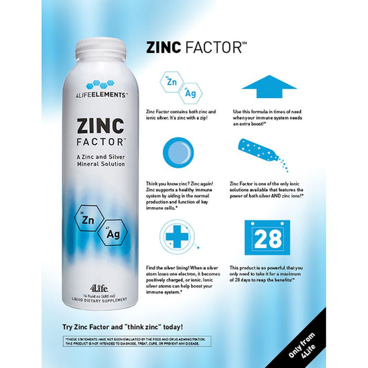 4Life Elements Zinc Factor - 4lifetransferfactors